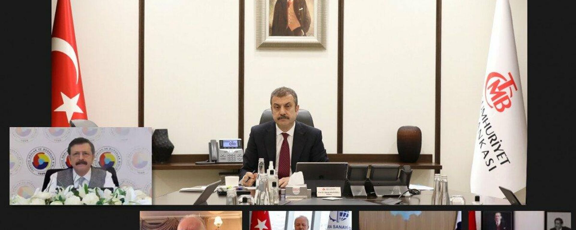 TCMB Başkanı Kavcıoğlu: İhracatçı firmalar yüzde 9 faizle kredi kullanma imkanına sahip - Sputnik Türkiye, 1920, 09.02.2022