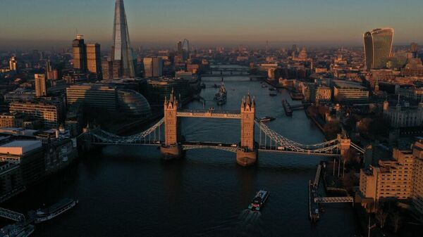 Londra'dan geçen Thames Nehri - Sputnik Türkiye