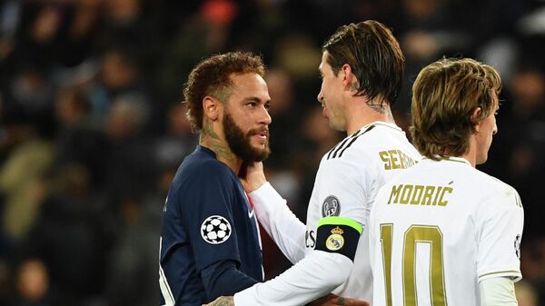 Paris Saint-Germain, Neymar, Real Madrid, Sergio Ramos - Sputnik Türkiye