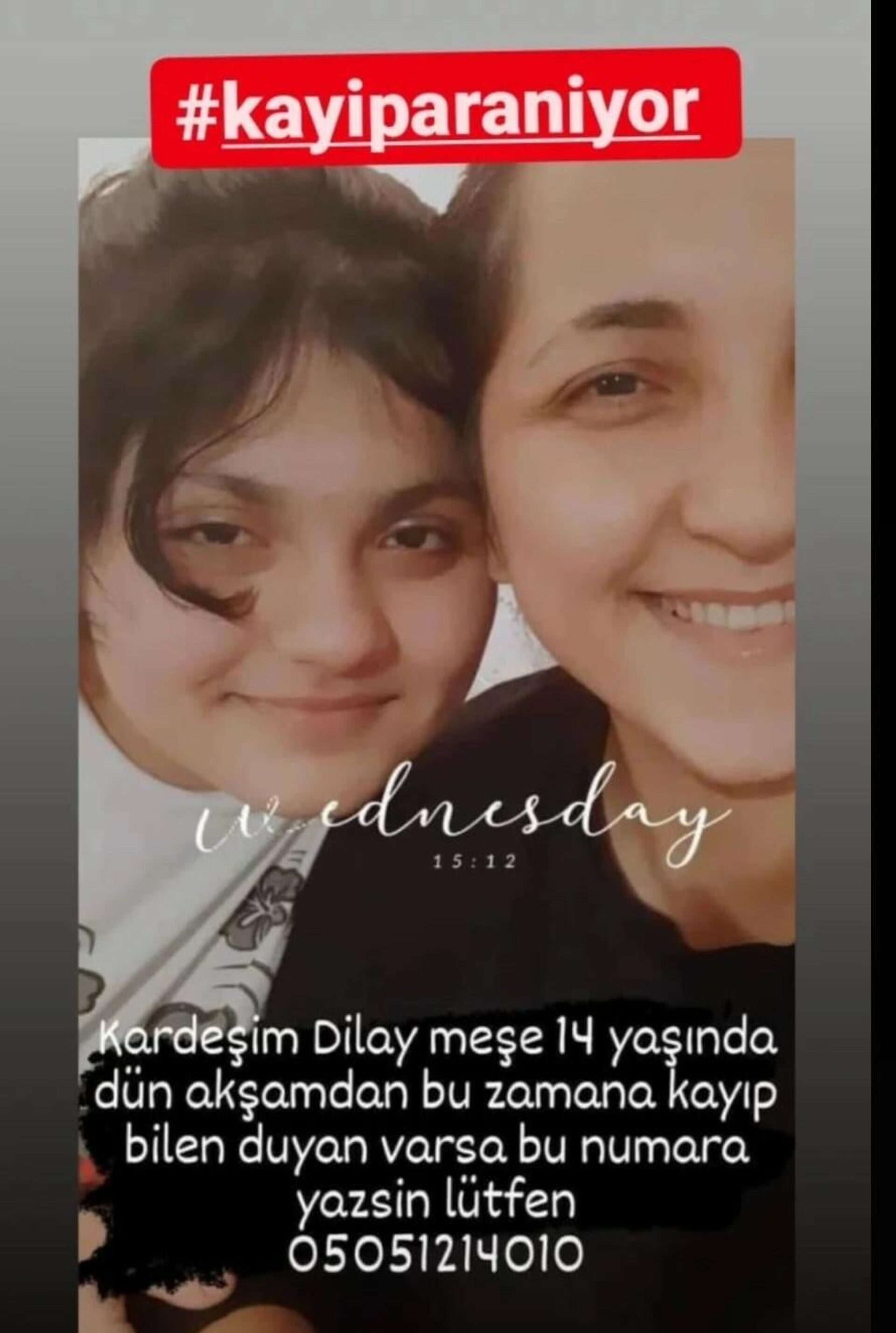 14 yaşındaki Dilay Meşe kayıp - Sputnik Türkiye, 1920, 19.02.2022