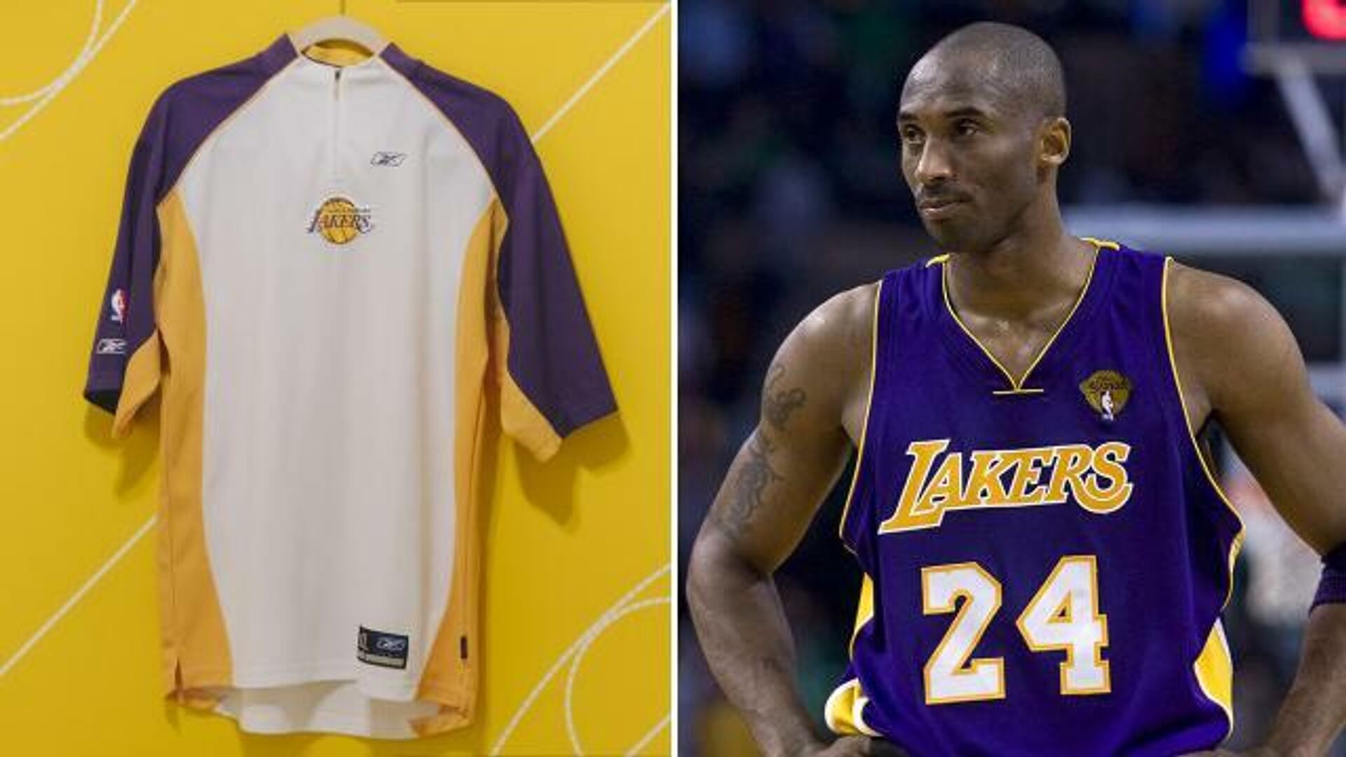 Los Angeles Lakers'ın eski yıldız oyuncusu Kobe Bryant'ın ısınma tişörtü  - Sputnik Türkiye, 1920, 23.02.2022