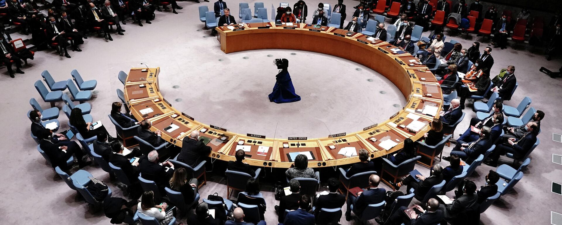 Birleşmiş Milletler Güvenlik Konseyi'nin (BMGK) Ukrayna oylaması - Sputnik Türkiye, 1920, 26.02.2022