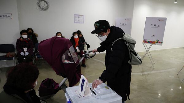 Güney Kore'de devlet başkanlığı seçimi - Sputnik Türkiye