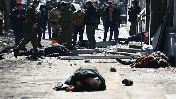 Puşilin: Ukrayna ordusunun Toçka-U füzesiyle düzenlediği saldırıda 20 sivil öldü - Sputnik Türkiye