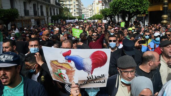 Cezayir'de Fransız sömürgecilere karşı eylem - Sputnik Türkiye