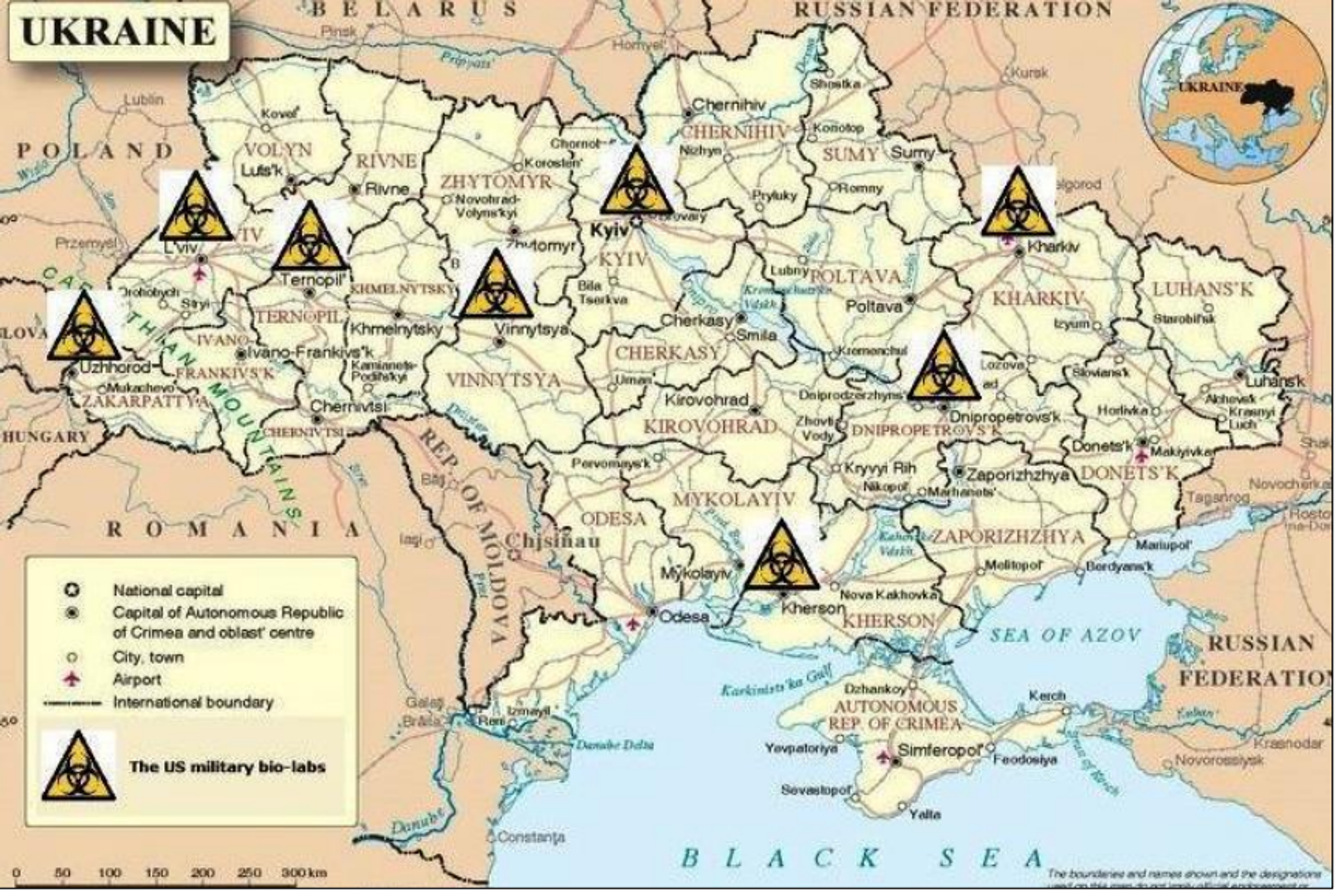 ABD'nin Ukrayna'daki biyolaboratuvarlarının durumu - Sputnik Türkiye, 1920, 26.03.2022