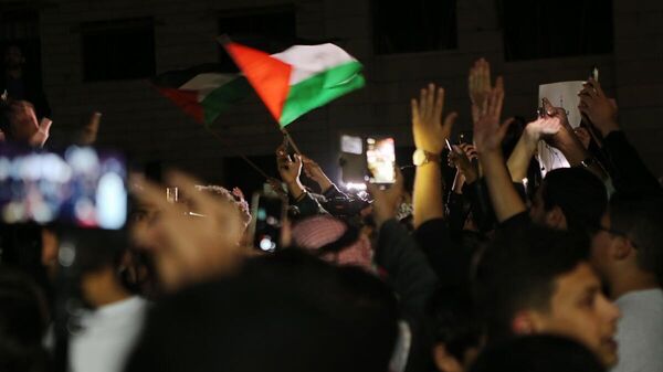 Ürdün'de, İsrail'e yönelik protesto - Sputnik Türkiye