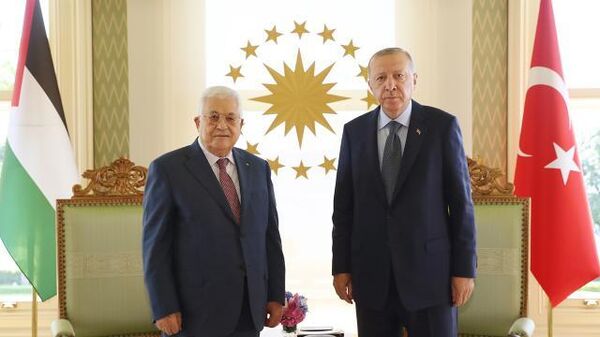 Cumhurbaşkanı Erdoğan, Filistin Devlet Başkanı Abbas - Sputnik Türkiye