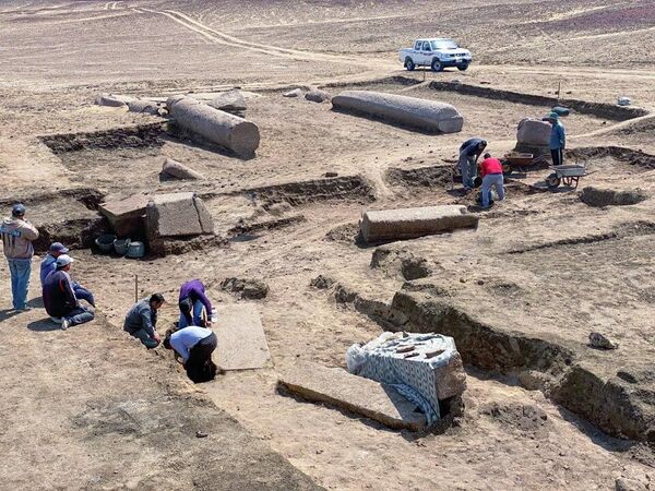 Mısır'da Roma İmparatorluğu'na ait tapınak kalıntıları bulundu - Sputnik Türkiye