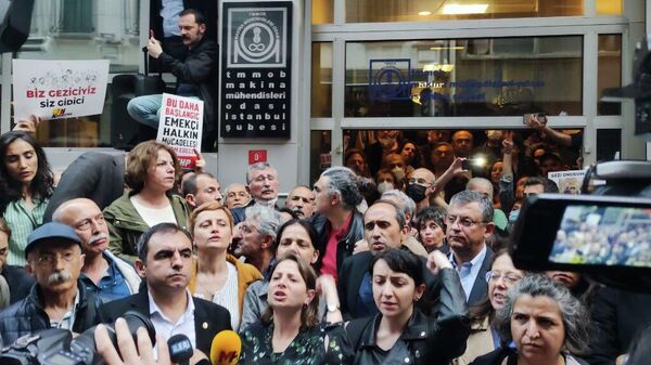 Taksim'de Gezi Parkı davası kararları protestosu - Sputnik Türkiye