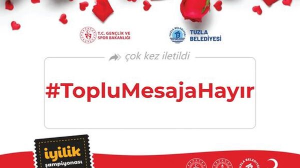 ‘Toplu Mesaja Hayır’ kampanyası - Sputnik Türkiye