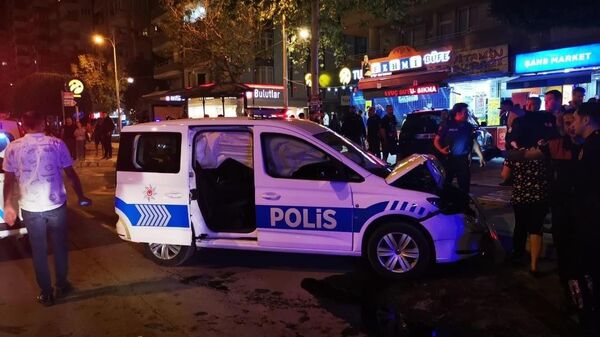 Adana'da polis aracı, kaza - Sputnik Türkiye