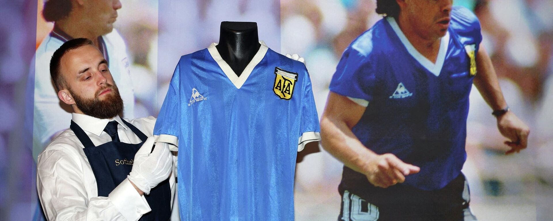 Maradona'nın 'Tanrı'nın eli' forması - Sputnik Türkiye, 1920, 04.05.2022
