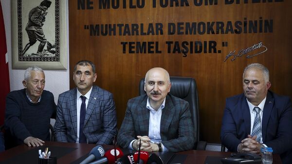 Ulaştırma ve Altyapı Bakanı Adil Karaismailoğlu, - Sputnik Türkiye