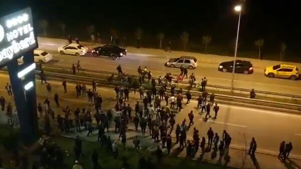 Bayburt'ta Bodrumspor kafilesinin kaldığı otele saldırı - Sputnik Türkiye