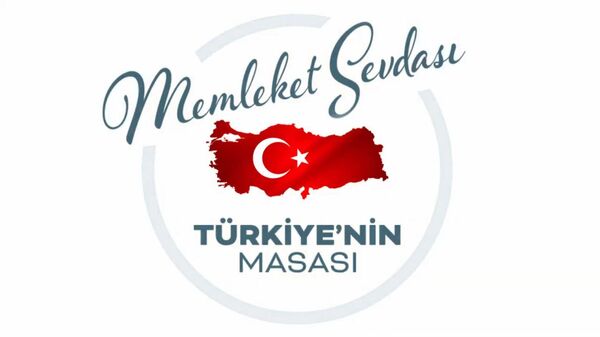 CHP Genel Başkanı Kemal Kılıçdaroğlu, Gelecek Partisi Genel Başkanı Ahmet Davutoğlu, Saadet Partisi Genel Başkanı Temel Karamollaoğlu, İYİ Parti Genel Başkanı Meral Akşener ve Demokrat Parti Genel Başkanı Gültekin Uysal sosyal medya hesaplarından 'Türkiye'nin masası' notuyla yayınladığı videoyu, birbirlerini etiketleyerek paylaştı. - Sputnik Türkiye