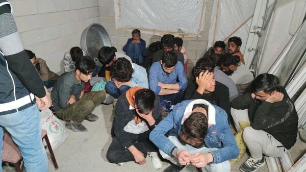 Van'da bir evde 20 düzensiz göçmen yakalandı - Sputnik Türkiye