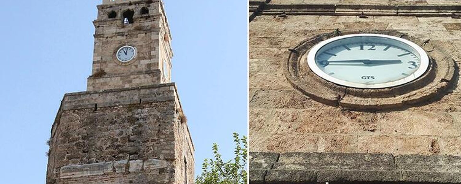 Antalya'da, tarihi Kaleiçi'nin ana giriş kapısındaki Saat Kulesi - Sputnik Türkiye, 1920, 06.06.2022