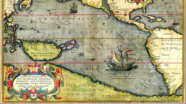 Abraham Ortelius'un haritası. - Sputnik Türkiye