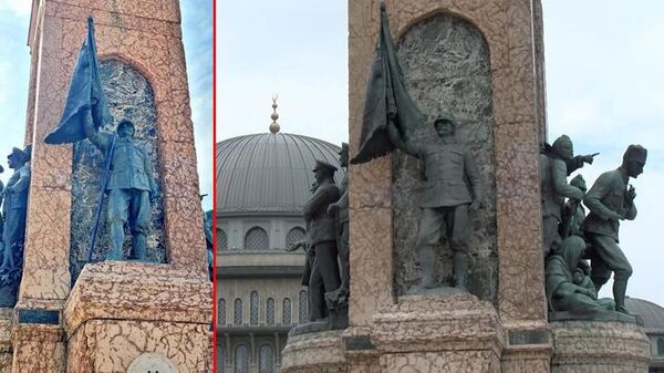 Taksim Cumhuriyet Anıtı
 - Sputnik Türkiye