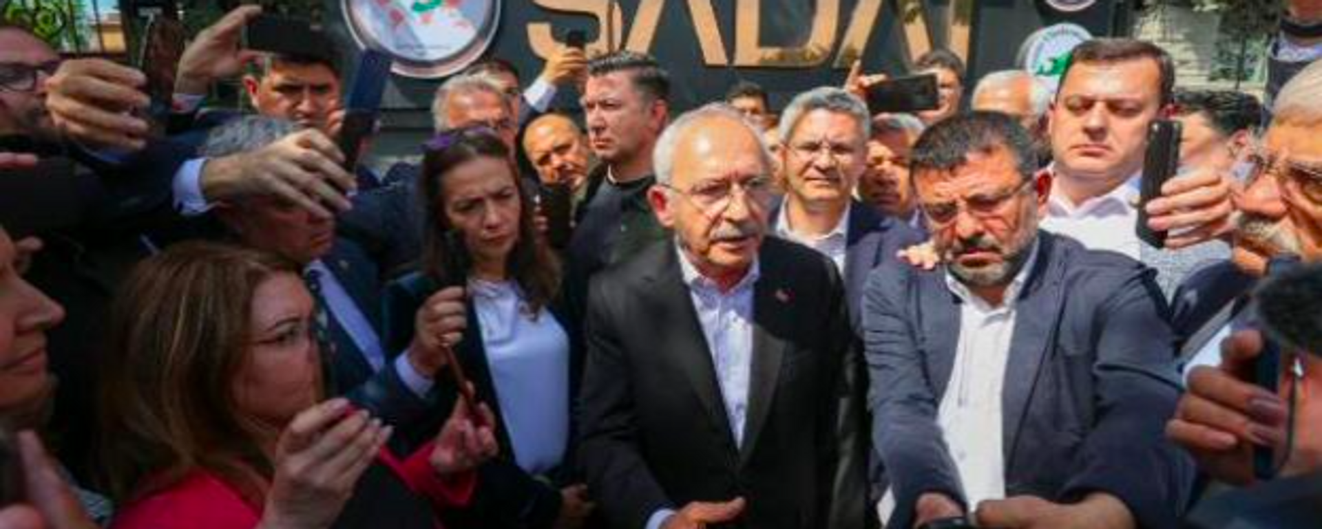 CHP lideri Kılıçdaroğlu SADAT önünde - Sputnik Türkiye, 1920, 14.06.2022