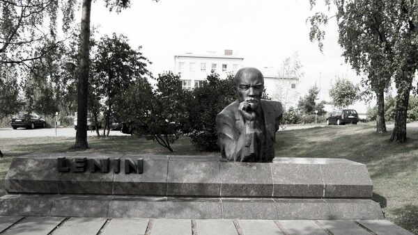 Finlandiya - Kotka - Lenin anıtı - Sputnik Türkiye