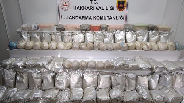 Yüksekova kırsalında 100 kilogram uyuşturucu ele geçirildi
 - Sputnik Türkiye