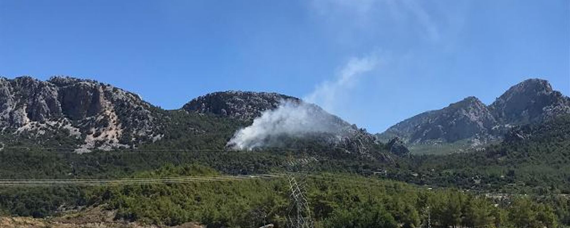 Antalya'nın Serik ilçesinde çıkan yangın - Sputnik Türkiye, 1920, 04.07.2022
