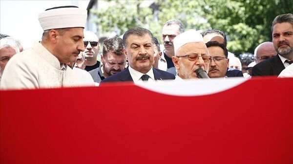 Konya'da öldürülen Dr. Ekrem Karakaya'nın cenazesi Kayseri'de toprağa verildi - Sputnik Türkiye