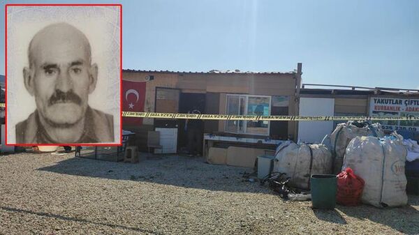 Bursa'da hurdalık deposu sahibi 59 yaşındaki Mustafa Yakut, iş yerinde ölü bulundu. Yakut'un, darbedilip, başına sert bir cisimle vurularak öldürüldüğü belirlendi. - Sputnik Türkiye