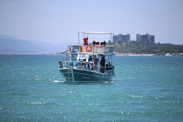 Muğla Bodrum'da kıyı ve dip temizliği - Sputnik Türkiye