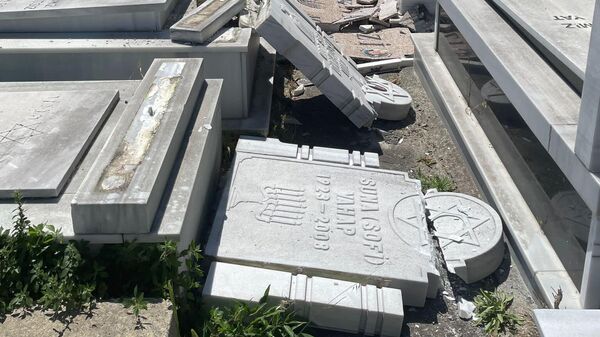 Hasköy Yahudi mezarlığına saldırı - Sputnik Türkiye