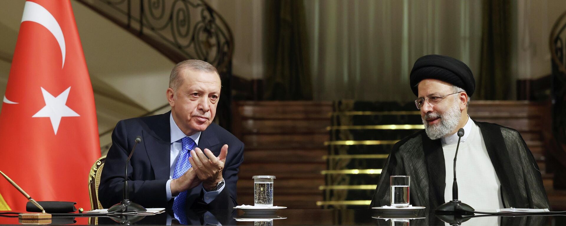 Cumhurbaşkanı Recep Tayyip Erdoğan, İran Cumhurbaşkanı İbrahim Reisi - Sputnik Türkiye, 1920, 19.07.2022