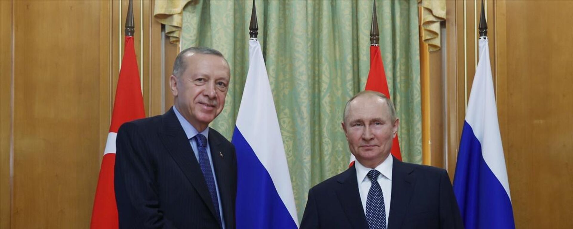 Cumhurbaşkanı Erdoğan ve Rusya Devlet Başkanı Putin  - Sputnik Türkiye, 1920, 11.08.2022