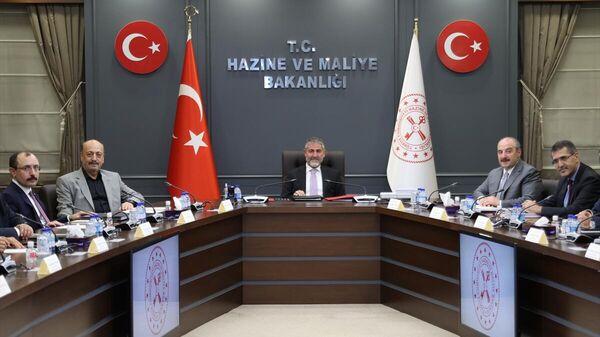 Fiyat İstikrarı Komitesinin 6'ncı toplantısı dün Bakan Nebati'nin başkanlığında gerçekleştirildi. - Sputnik Türkiye