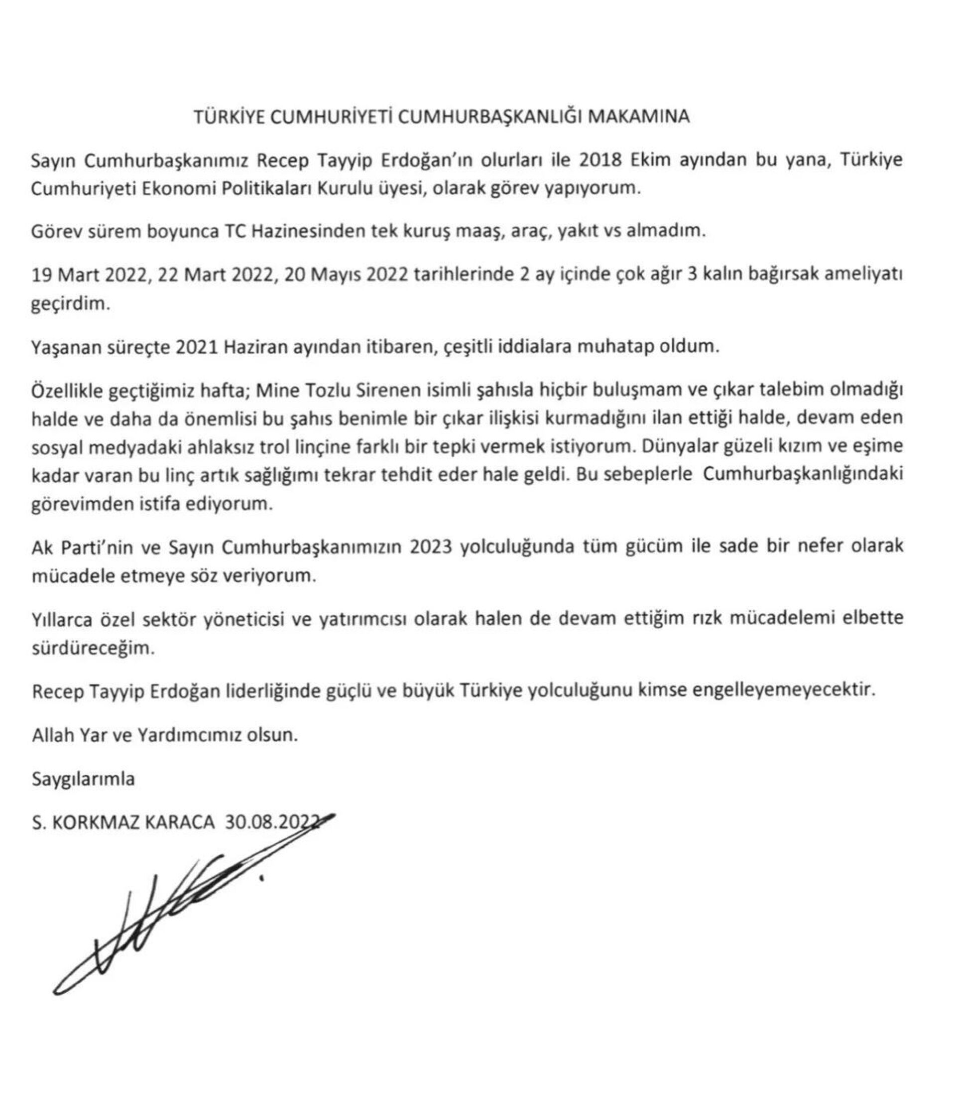Korkmaz Karaca istifa etti - Sputnik Türkiye, 1920, 30.08.2022