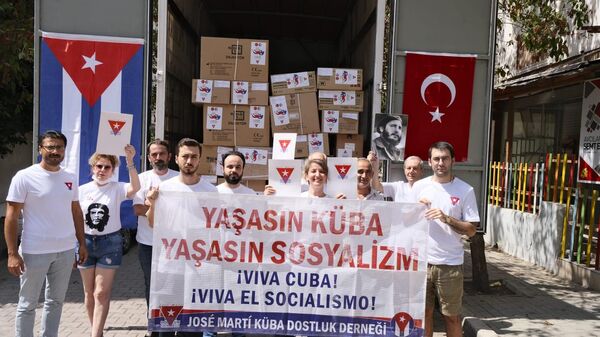 Jose Marti Küba Dostluk Derneği'nden dayanışma kampanyası - Sputnik Türkiye