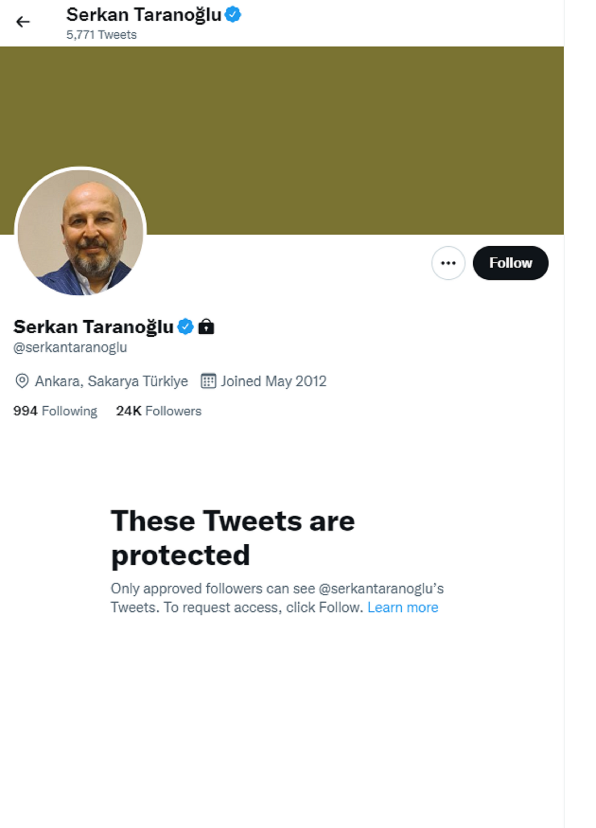 Serkan Taranoğlu'nun Twitter hesabı - Sputnik Türkiye, 1920, 01.09.2022