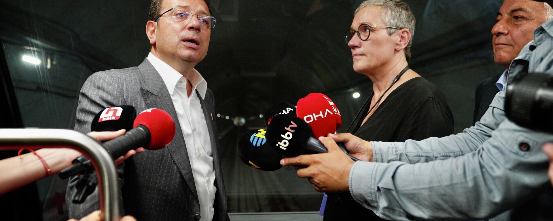 İBB Başkanı Ekrem İmamoğlu, Rumelihisarüstü-Aşiyan Füniküler hattında gerçekleştirilen test sürüşüne katıldı. - Sputnik Türkiye, 1920, 17.09.2022