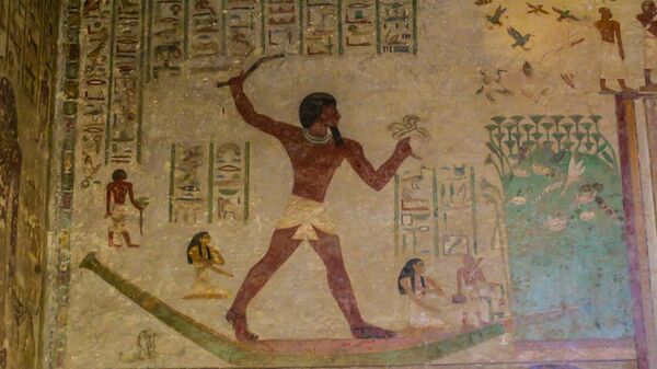 Antik Mısır'ın tarihine ışık tutan tarihi mezarlar - Sputnik Türkiye