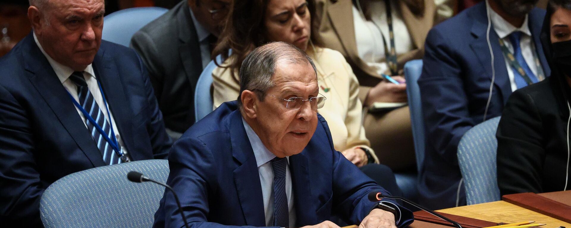 Выступление С. Лаврова на заседании Совета Безопасности ООН - Sputnik Türkiye, 1920, 22.09.2022