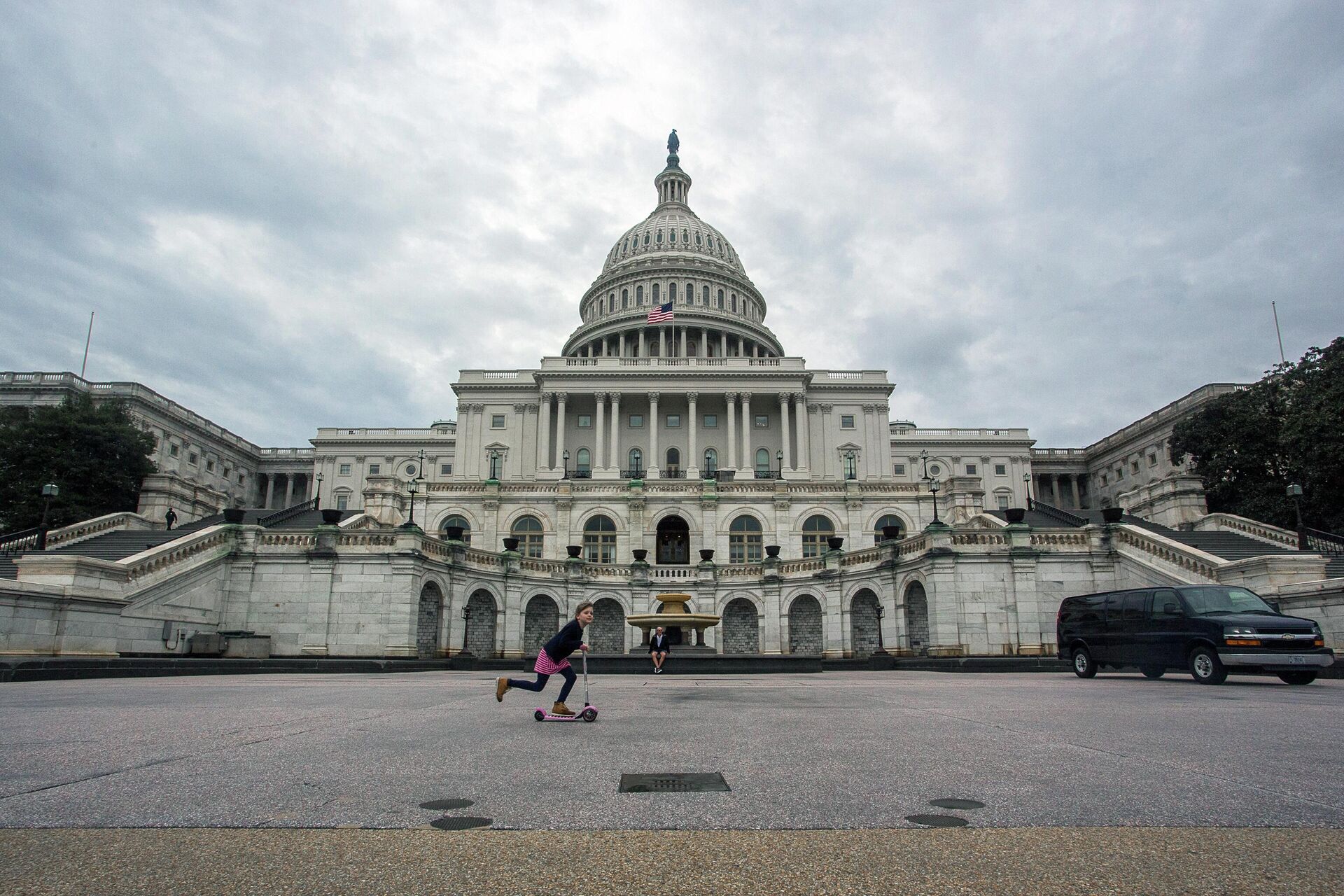 Washington, DC'deki Capitol Hill'deki ABD Kongre binası. - Sputnik Türkiye, 1920, 01.04.2023