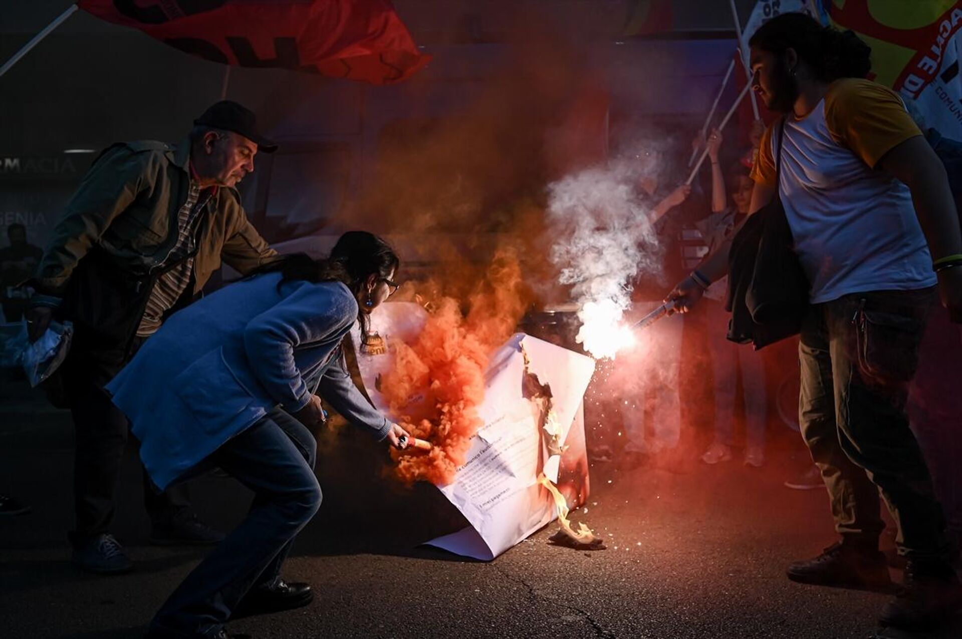 İtalya'da yüksek enerji faturaları protesto edildi - Sputnik Türkiye, 1920, 03.10.2022