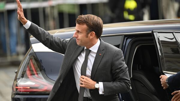 Fransa Cumhurbaşkanı Macron  - Sputnik Türkiye