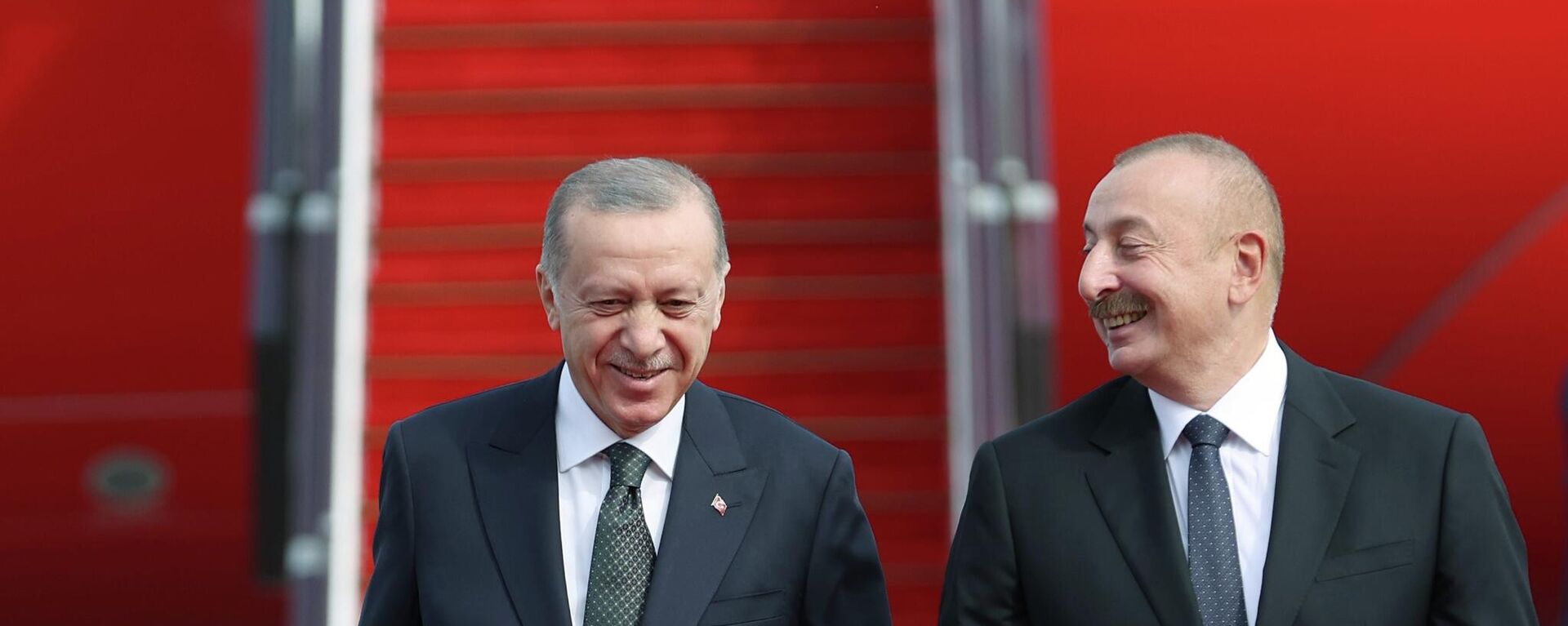 Cumhurbaşkanı Recep Tayyip Erdoğan Azerbaycan Cumhurbaşkanı İlham Aliyev  - Sputnik Türkiye, 1920, 20.09.2023