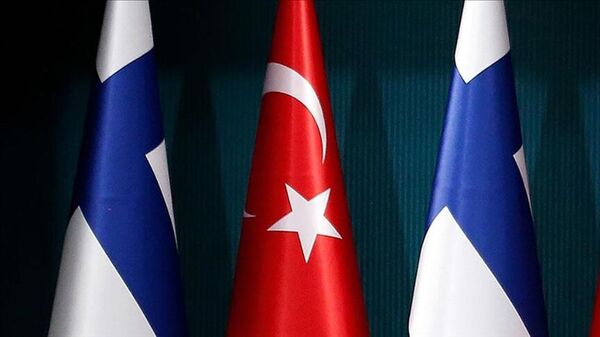 Türkiye ve Finlandiya bayrakları - Sputnik Türkiye