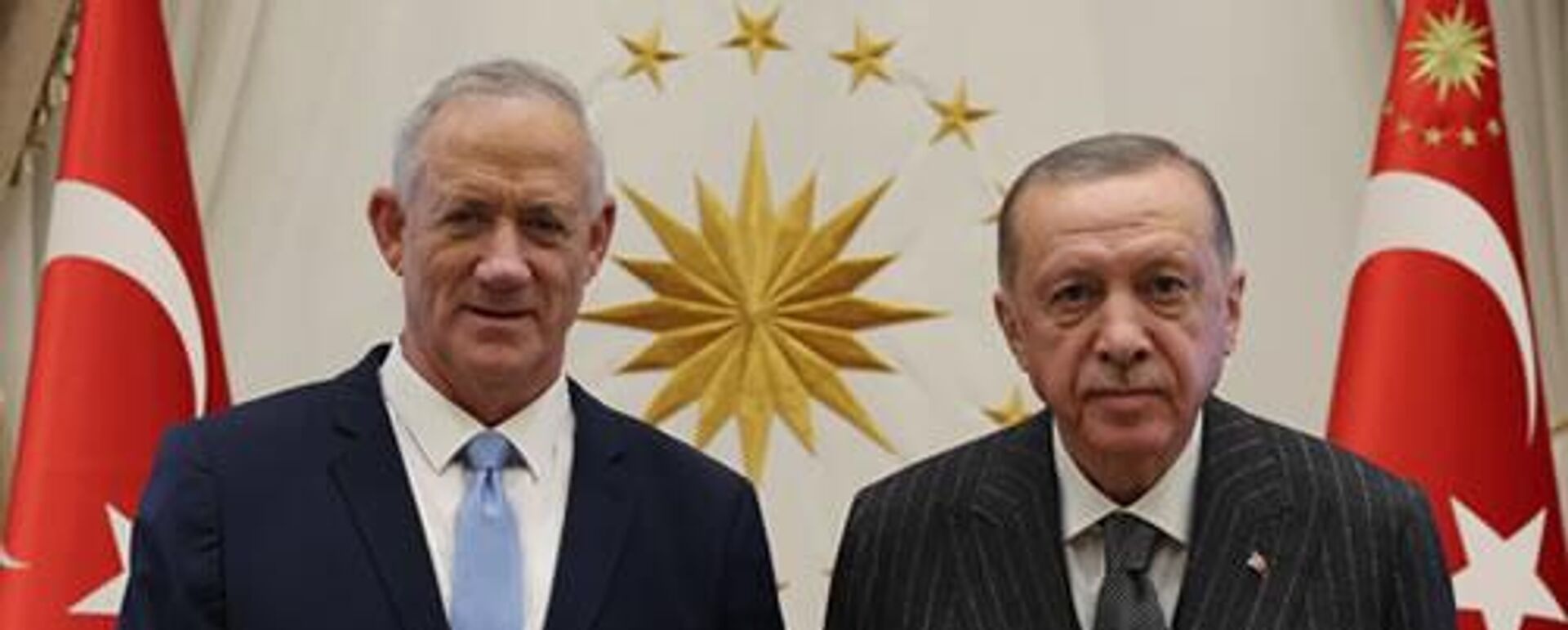 Cumhurbaşkanı Erdoğan, İsrail Savunma Bakanı Gantz'ı kabul etti - Sputnik Türkiye, 1920, 27.10.2022