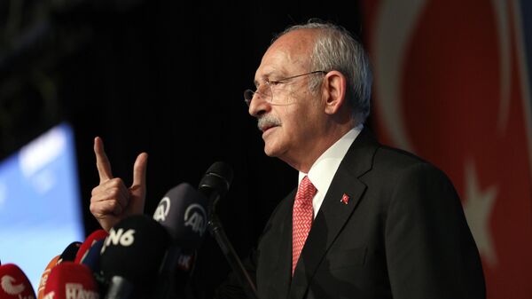 Cumhuriyet Halk Partisi Genel Başkanı Kemal Kılıçdaroğlu, Bursa’da İş İnsanları Buluşmasının açılışında konuştu. - Sputnik Türkiye