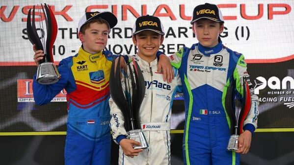 10 yaşındaki karting yarışçısı İskender Zülfikari WSK Final Kupası'nı kazandı - Sputnik Türkiye