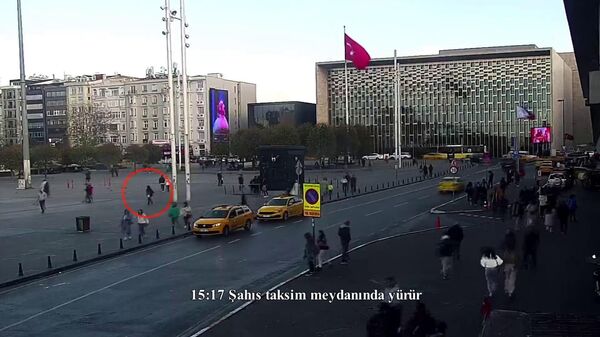 İstiklal Caddesi'ndeki saldırıyı gerçekleştiren teröristin yeni görüntüleri ortaya çıktı - Sputnik Türkiye